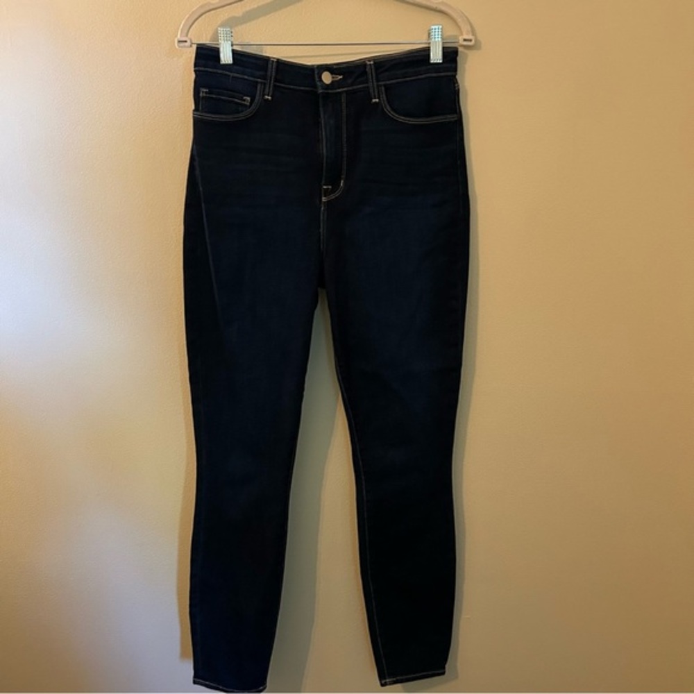 L’AGENCE Womens Jeans size 30 Blue Margot Skinny  Dark Vintage Wash NWOT